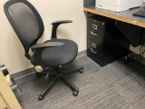 Office Chair and File Cabinet