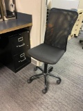 Office Chair and File Cabinet