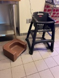 Rubbermaid High Chair, Booster Chair