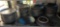 Playground Sea 9-1/8in Round Coupe Stoneware Plates, Lot of 82