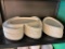 Lot of 36, Syracuse Triangular, Narrow Rim, Fully Vitrified Porcelain Slenda Platters, 16in x