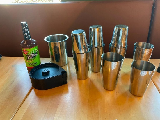 Bartender Supplies, Salt Rim Bin, Shakers, Bloody Mary Mix, Bottle Chiller