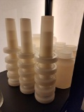 Lot of 7 Bartender's Juice Bottles