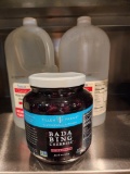 Sealed Jar of Bada Bing Cherries, White Distilled Vinegar