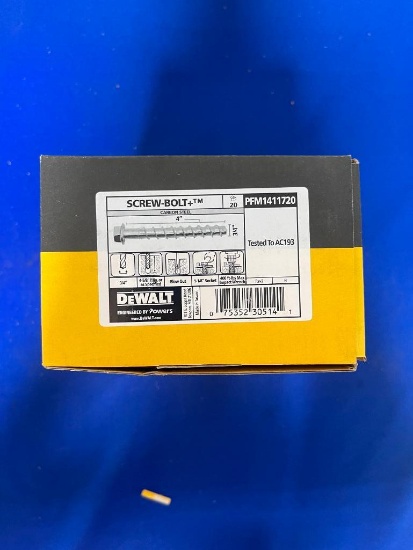 Dewalt 4-3/4in screw-bolt 20ct