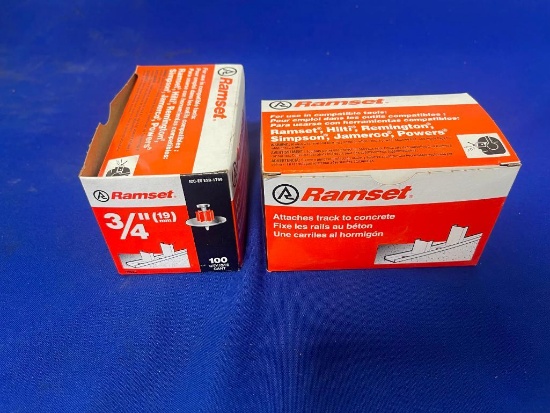 Ramset 3/4in low velosity powder fasteners 100ct