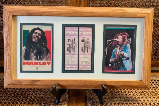 Pictures and Tickets From Bob Marley Concert Dec. 6, 1979