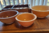 Pyrex Mixing Bowls and Pyrex Cooking Dishes
