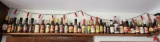 Large Collection of Unique & Various Hot Sauce Bottles, East Shelf of Hot Sauce Bottles