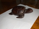 Carved Ironwood Sea Turtle