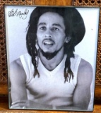 Bob Marley Framed Print Signed