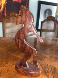 Carved Native American Figure
