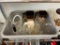 Bus Tub w/ Misc. Group of Liquid Measuring and Other Measuring Cups