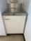 Custom Built Stainless Steel Top Single-Door Worktop Cabinet w/ 2 Shelves, 30in x 24in x 36in