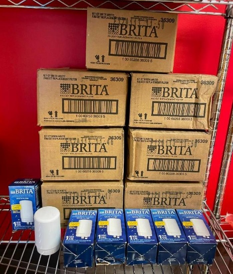 6 New Cases (6 per Case) BRITA Faucet Replacement Filters, White, No. 36309