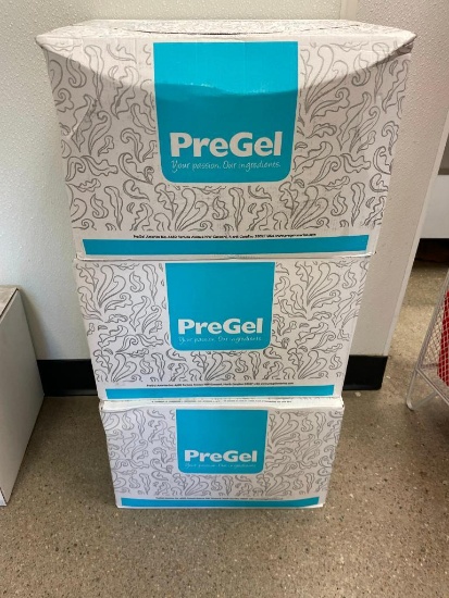 3 Sealed Cases; PreGel Butter Pecan Sprint No. 305242 - Expires: Oct. 18, 2023 Instant Flavored