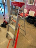 Louisville 4 Feet A-Frame Aluminum Ladder, 200lb Capacity Rating