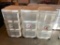 Lot of 3 Sterilite 3-Drawer Rolling Organizer Plastic Cabinets