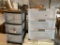 Lot of 4 Sterilite 3-Drawer Rolling Organizer Plastic Cabinets