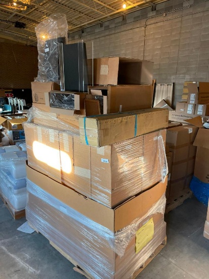 Large Pallet of New Acrylic, Glove Box Stands, Quad, Clear, MG-4000