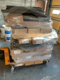 Carpet Tiles, Large Pallet, New, 40in x 10in High Traffic, Interface Stitch in time Charcoal Stitch