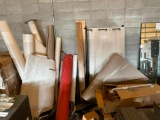 Group of Wall Covering, See Images, Includes Mirror, Curtain & Rod