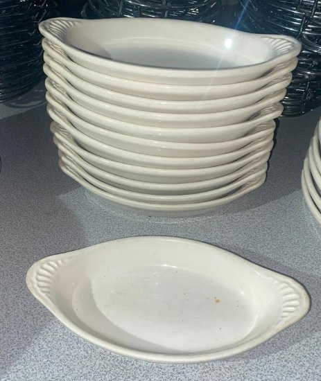 Lot of 12, 9in x 5in Side Dishes