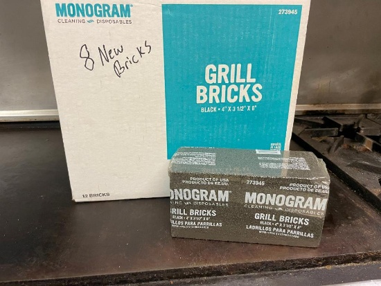 8 New Monogram Grill Bricks
