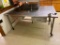 Large NSF Stainless Steel Prep Table w/ Edlund Can Opener, Mobile Base, 72in x 48in x 32in,