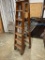 Dual Sided Wooden A-Frame Ladder w/ Casters, 6ft