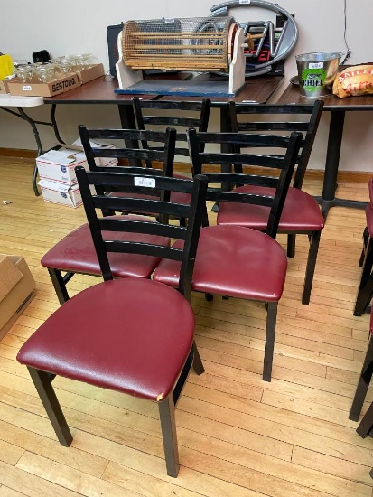Lot of 5 Restaurant Chairs