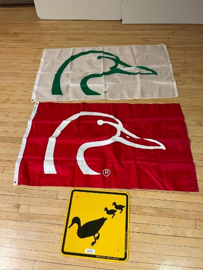Ducks Unlimited Banners, Duck Crossing Sign