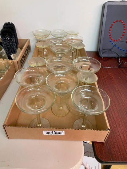 2 Boxes of Unique Cocktail Glasses