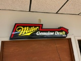 Miller Genuine Draft Guitar Sign