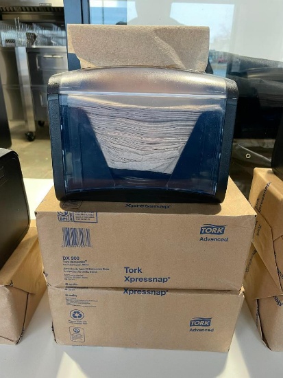 Tork Xpressnap Napkin Dispensers w/ 2 New Packages of Napkins