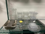 1/6, 1/3 Food Pans w/ Lids, Liquid Measuring Pitcher, 2 - 6-Quart Food Containers, Shakers