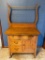 Antique Oak Dry Sink Cabinet