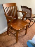 Antique Oak Side Chair