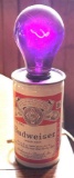 Budweiser Can Lamp, Works Good