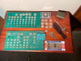 Approx. $30 Face Value Coins, Ike Dollars, Misc.