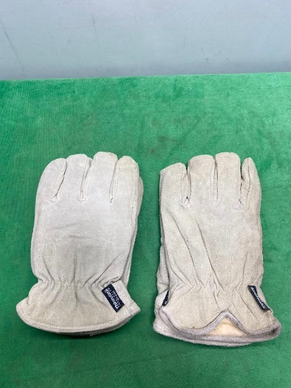 2 Items: Thinsulate Insulation 100gram Work Gloves 100% leather Size XXL