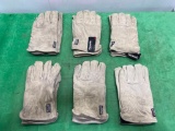 5 Items: Brahma Quality Leather Gloves Size XXL