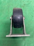 HD Caster Wheel w/ Steel Plate w/ 4 Bolt Hole Pattern