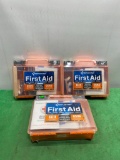 3 Items: First Aid, Emergency Kit