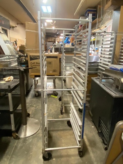 Channel Mobile Sheet Pan Rack 20-Pan Capacity