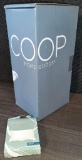 COOP Orig. Queen Adj. Cross-Cut Memory Foam & Microfiber Pillow, Eco Tools White Satin Pillow Case