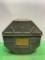 Rare Goldberg Bros. Steel Metal Film Reel Canister Case, Clamshell