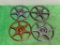 Lot of 4 Rare Metal Goldberg Bros Film Reels