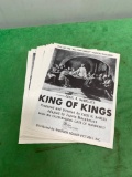 Rare Cecil B DeMille's King of Kings Promo Brochures, NOS