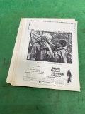 Vintage Film Promotional Brochures and Ephemera, See Images for Info. Modern Sound Pictures